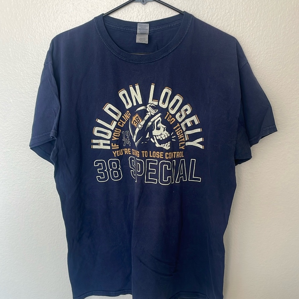 Front & Back Hold On Loosely 38 Special T-Shirt